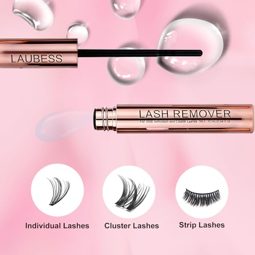 LAUBESS Lash Remover for Extensions - Gentle & Fast 10ML