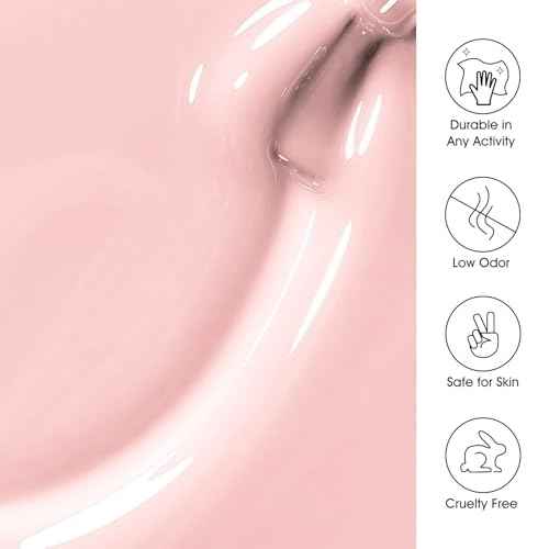 Beautpal Nude Gel Polish Set, 6pcs Jelly Gel Polish Nude Pink Neutral Color Translucent Gel Nail Kits for Salon Gel Manicure and Nail Art DIY at Home 8ml J05