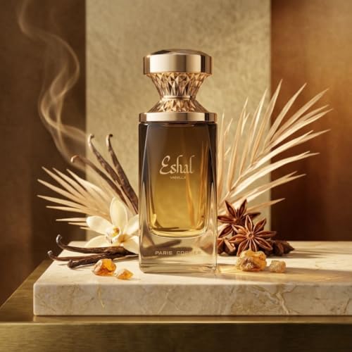 Paris Corner Eshal Vanilla Eau de Parfum Spray 100ml – Sweet Floral Fragrance