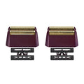 2 Pack Professional 5 Star Series Finale Shaver Replacement Foil and Cutter Bar Assembly Compatible with wahl Shaver Foil 7031-100, 7043-100 Super Close Shaving Replacement Heads (red)