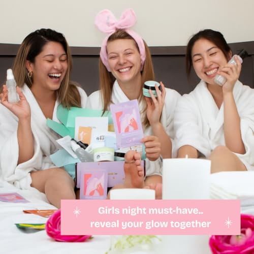 FACETORY K Beauty Face Mask Skin Care ? Radiance & Hydration Sheet Mask for Radiant Skin (5 Pack) | Bachelorette Favors & Girls Night Must-Have