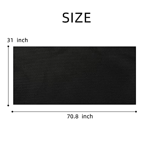Disposable Massage Table Sheets 20-Pack - Non-Woven Spa Bed Cover, 31" x 70" Black