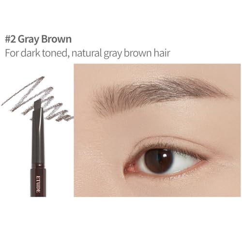 ETUDE Drawing Eye Brow Pencil #2 Grey Brown