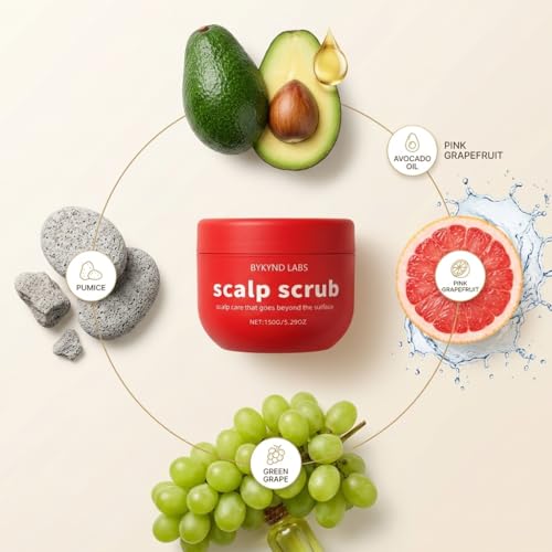 Avocado Oil Scalp Scrub with Grapefruit & Pumice