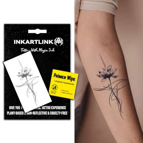INKARTLINK Semi-Permanent Temporary Tattoo - Waterproof, Lasts 1-2 Weeks