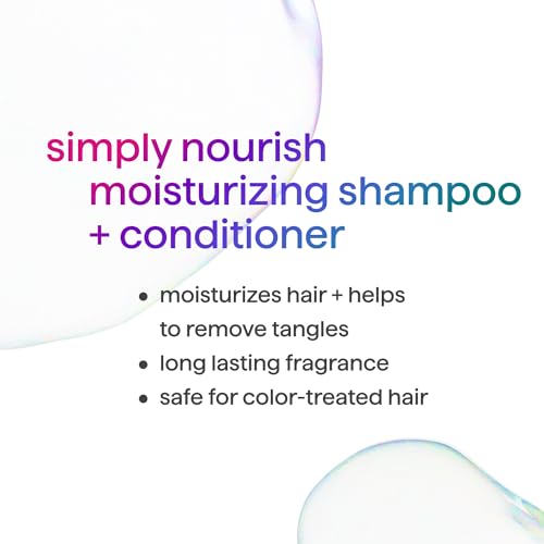 Method Moisturizing Shampoo, Simply Nourish with Shea Butter, Coconut, and Rice Milk Scent Notes, Paraben and Sulfate Free, 14 oz (Pack of 1)