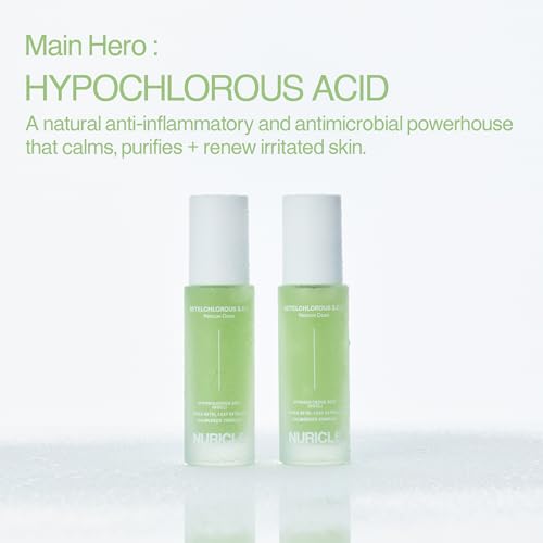 Betelchlorous S.O.S Rescue Dose ? Hypochlorous Acid Face Serum for Acne, Redness & Sensitive Skin, Soothing Korean Skincare Serum, 30ml (1.014 fl oz)