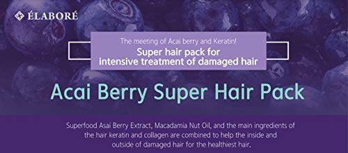 Elabore Acai Berry Super Hair Pack 33.80fl.oz/ 1000ml