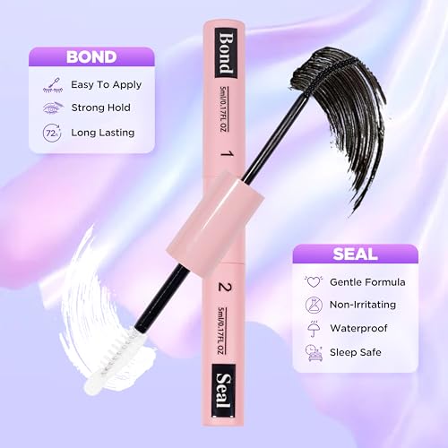 Lash Extension Kit with Bond & Tweezers - 240Pcs Cluster Lashes