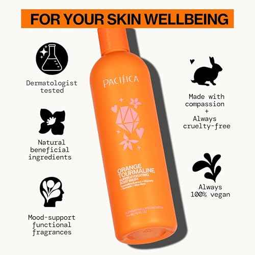 Pacifica Body Wash - Orange Tourmaline Super Hydrating Body Wash - Bath & Shower Gel - Clean Beauty, Vegan & Cruelty-Free Dermatologist Tested