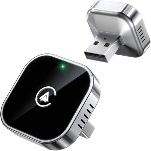 Teeran 2-in-1 Wireless CarPlay & Android Auto Adapter