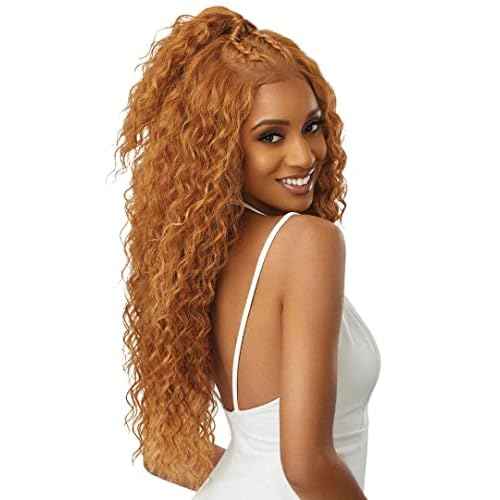 Outre Perfect Hair Line Synthetic 13x6 HD Lace Front Wig - ARIELLA (1 Jet Black)