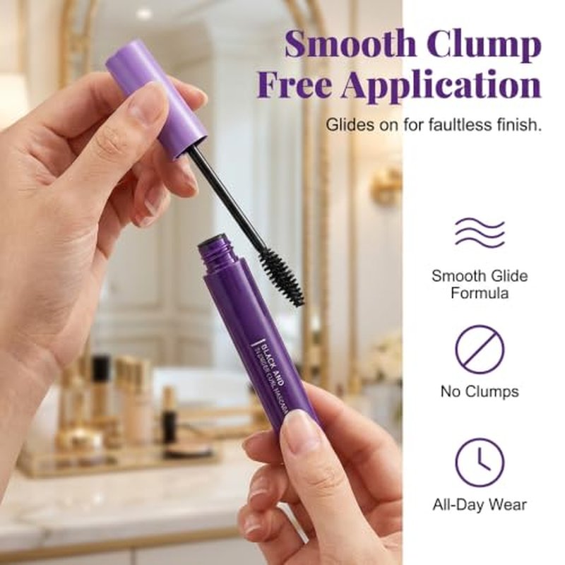 Mascara for Mature Women 60+, Volume & Length, Waterproof