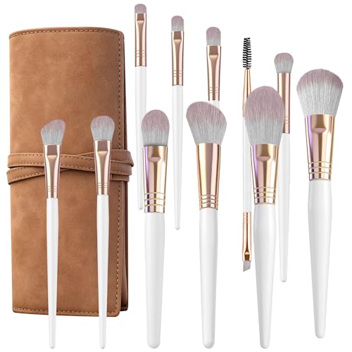 CLRDZN 15-Piece Professional Makeup Brush Set with Storage Bag