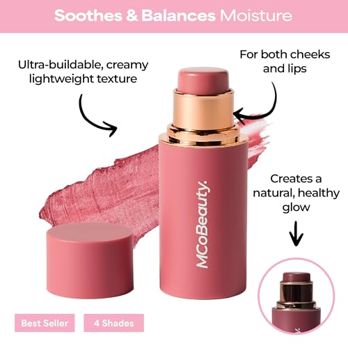 MCoBeauty Baby Face Cream Blush Stick - Peony