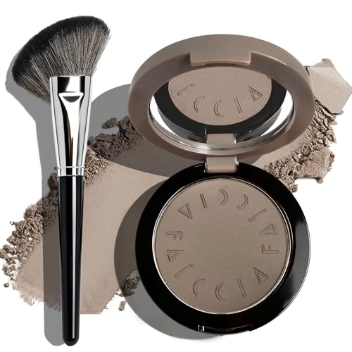 Cool Toned Contour Palette with Mirror & Brush