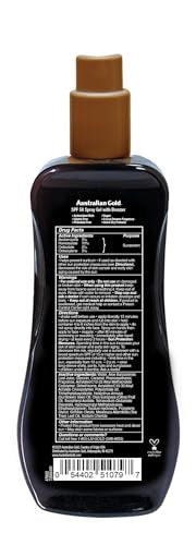 Australian Gold Spray Gel Sunscreen SPF 50 with Bronzer, 8 oz