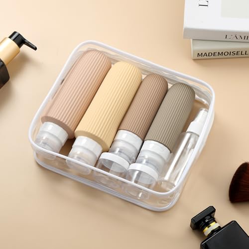 Mrsdry 16 Pack Travel Bottles Set - 6oz Silicone Leak Proof Containers