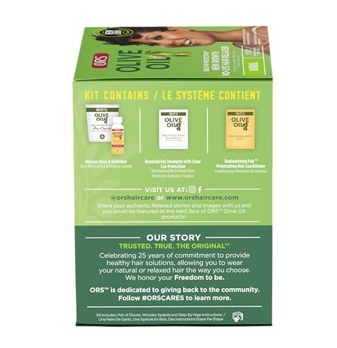 ORS Olive Oil No-Lye Hair Relaxer Normal Strength (Pack of 4)
