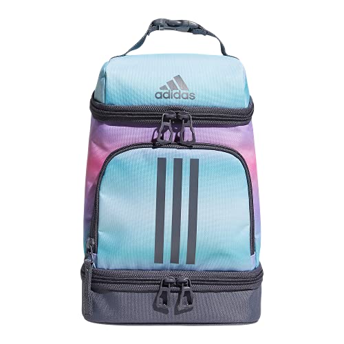 adidas Excel 2 Insulated Lunch Bag, Gradient Rose Tone Pink/Onix Grey, One Size