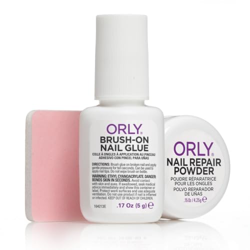 ORLY Nail Rescue Kit - 3-Step Repair for Broken & Cracked Nails