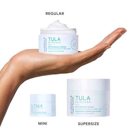 TULA Skin Care 24-7 Moisture Intense Ultra Hydrating Day & Night Cream - Ultra Nourishing Moisturizer for Face, Soothe Skin, Maintain Skin Balance & Improve Skin Smoothness