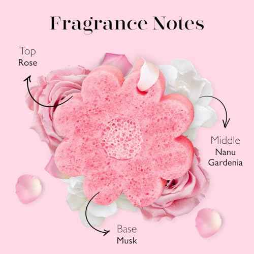 Spongell? He'e Berry Hawaiian Buffer | Body Wash Infused Sponge with Awapuhi & Kukui Nut Oil | Exfoliates & Hydrates | 14+ Uses