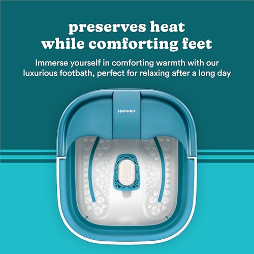 Collapsible Foot Spa with Heat Maintenance & Pumice Stone