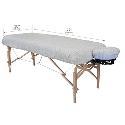 EARTHLITE Fitted Massage Table Fleece Pad Set with Face Cradle Cover