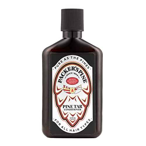 Packer's Pine Tar Conditioner - Natural Men's Psoriasis Aid with Pine Oils, Perfect Companion for Pine Tar Shampoo, 8 fl oz