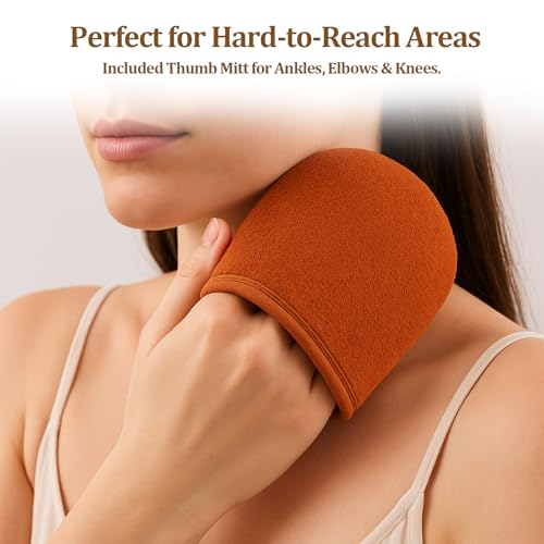 Self Tanning Mitt 2-Pack - Double-Sided Applicator with Thumb
