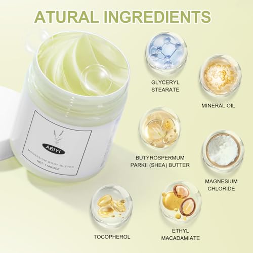 Neuropathy Cream, Magnesium Cream for Neuropathy, Deeply Moisturizes Skin, Suitable for All Skin Types