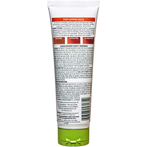 Garnier Nutrisse Color Reviver 5 Minute Nourishing Mask Vibrant Copper
