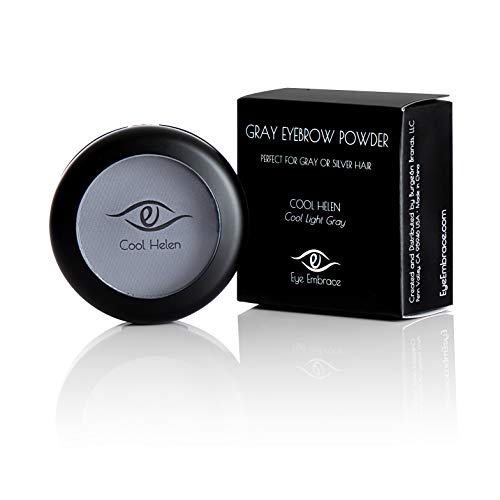 Eye Embrace Warm Betty: Light Gray Eyebrow Powder/Hair Powder/Root Cover-Up – Waterproof, Cruelty-Free