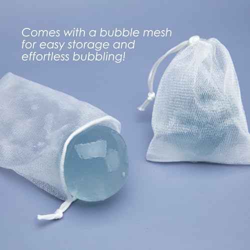 Naisture Be Bare Jelly Ball Cleanser, Daily Face Wash Korean Skin Care Cleanser Ball for Dry Skin with Allantoin for Protection, AHA &BHA for Exfoliation and Hydration- Peachy Pink (1.41oz)