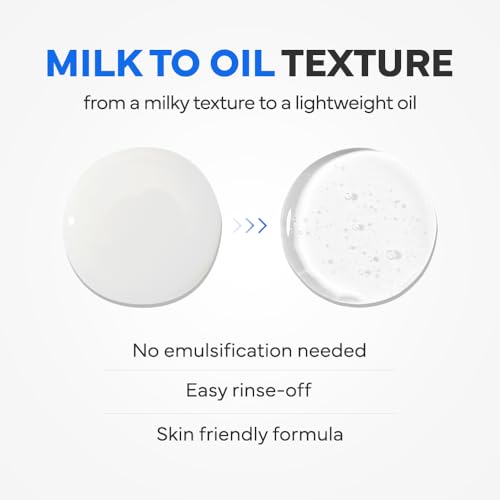 SAM'U Cleansing Milk - Milk-to-Oil Makeup Remover, 6.8 oz