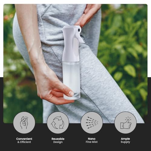 VIGOR PATH 200ml Fine Mist Spray Bottle | 360° Refillable
