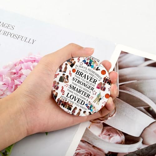 Musical Theatre Compact Mirror | Portable Makeup Mirror with Magnification