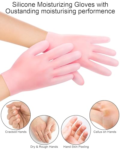 Silicone Moisturizing Glove & Socks Set - Spa Pedicure Care