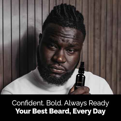Golden Grooming Beard Growth Spray ? Natural Biotin & Vitamin E Formula to Boost Beard Growth, Thickness & Strength (Single)