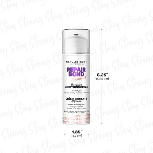 Marc Anthony Anti-Frizz Hair Styling Cream - Smooths, Strengthens & Adds Shine
