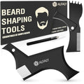 Beard Shaper Kit - Premium Lineup and Guide Tool for Precise Beard Shaping & Styling - With Beard Pencil