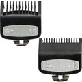 Replacement for Clipper Guards Set Compatible with 1 clipper guards,1/2 clipper guards,Guide Comb Attachment 1/8"(3.0 mm),1/16" (1.5 mm),for Barbers and Stylists,Black-2 PCS