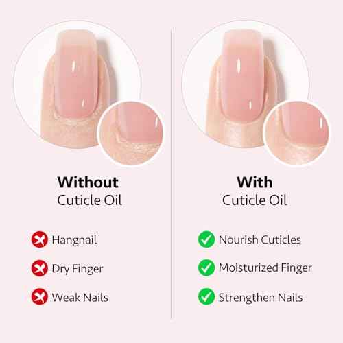 GAOY Cuticle Oil Pen Set, 6Pcs Vitamin E Oil for Nail Growth and Strengthener, Repair and Rejuvenate Nail Care Kit, Health and Beauty Manicure Essentials for Women