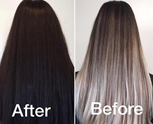 Almas Henna Hair Color - 80g Natural Black Dye, Grey Coverage