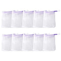 10pc Foaming Mesh Soap Bag with Drawstring