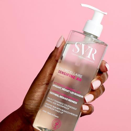SVR Sensifine AR Micellar Water - Gentle Makeup Remover for Sensitive Skin, 13.5 fl oz