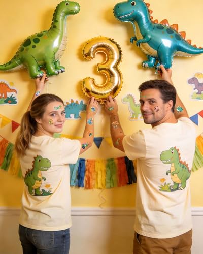 165Pc Dinosaur Temporary Tattoos - T-Rex Birthday Party Favors