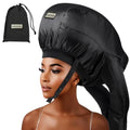 Hooded Hair Dryer Bonnet with Dual-Tube Heat | Hands-Free Drying