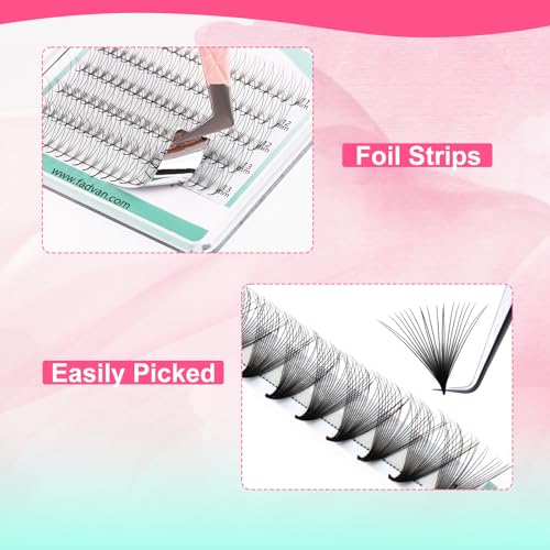 FADVAN 20D Premade Lash Fans - 120PCS Volume Eyelash Extensions